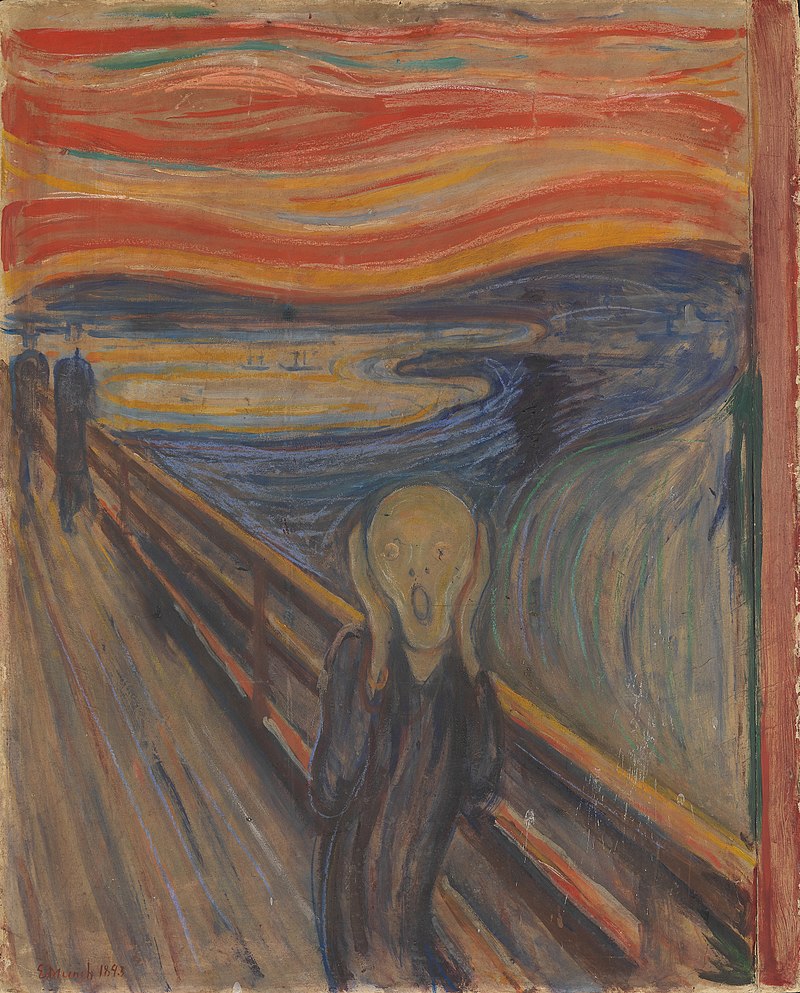 The Scream (Skrik) av Edvard Munch