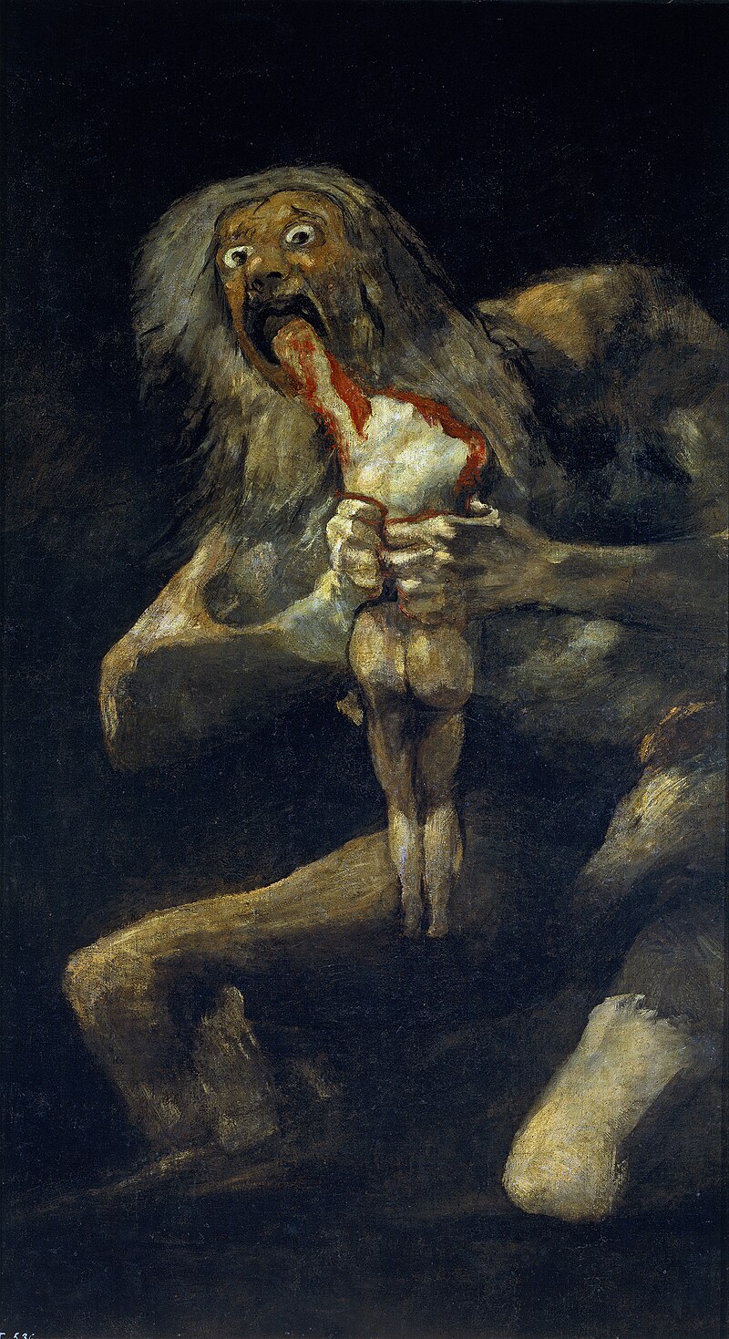 Saturn Devouring His Son av Francisco Goya