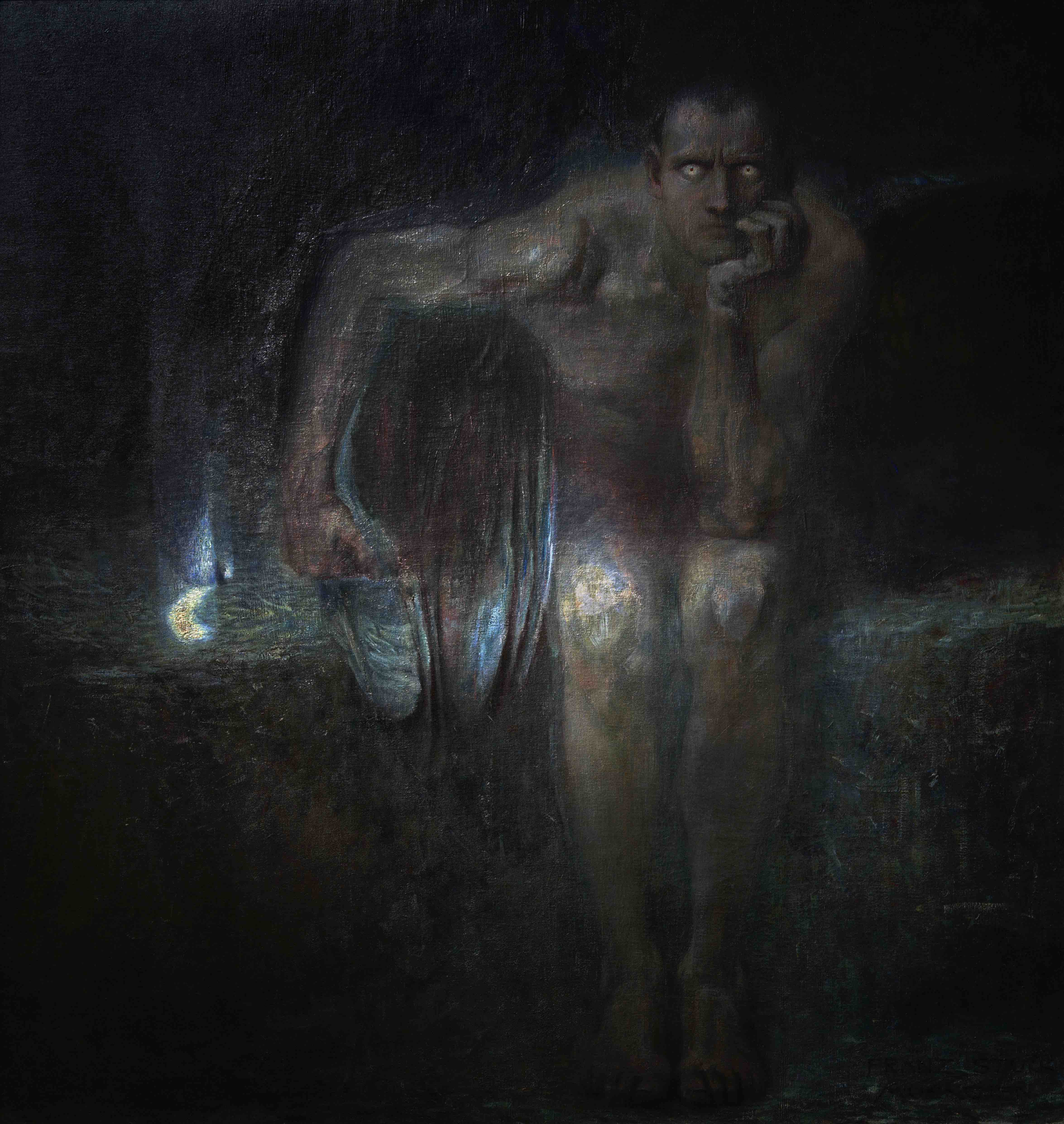 Lucifer av Franz von Stuck