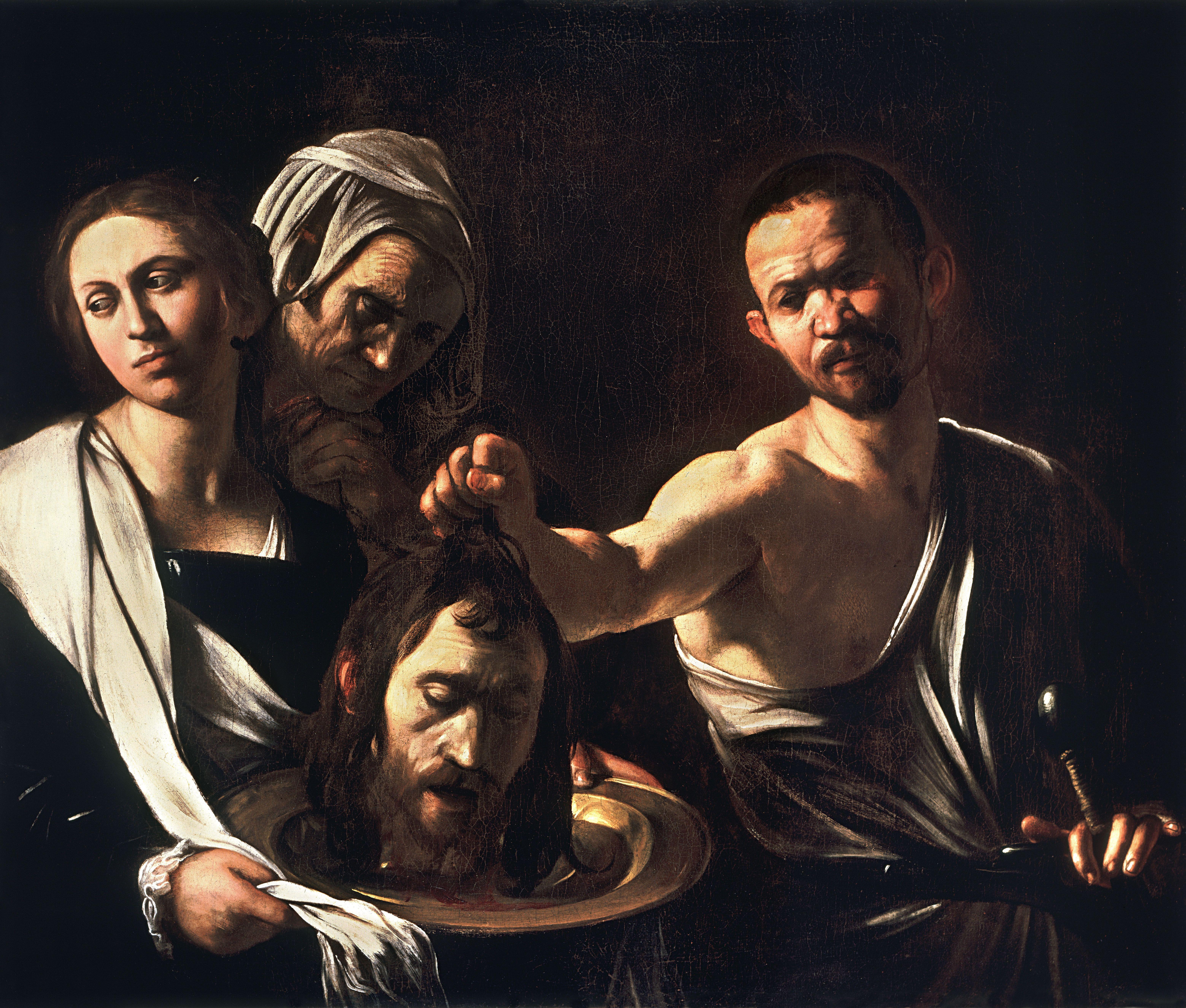 Salome Bearing the Head of St. John the Baptist av Okänd konstnär