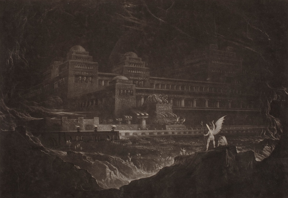 Satan summoning his legions av John Martin