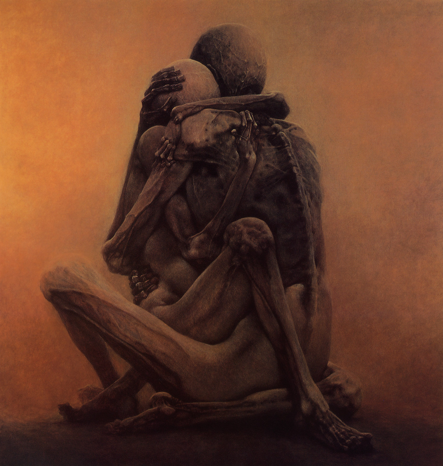 Untitled av Zdzisław Beksiński