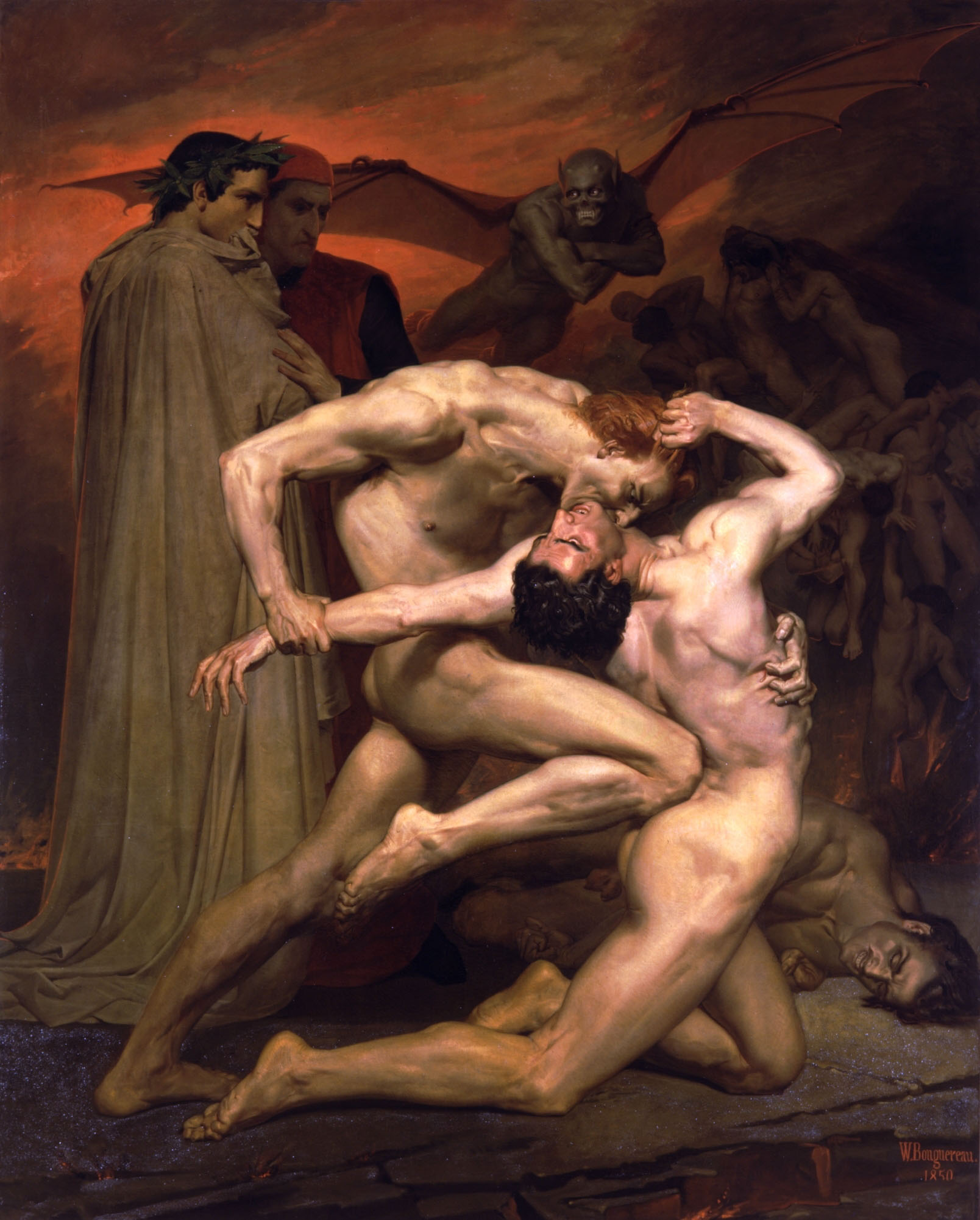 Dante and Virgil av William Bouguereau